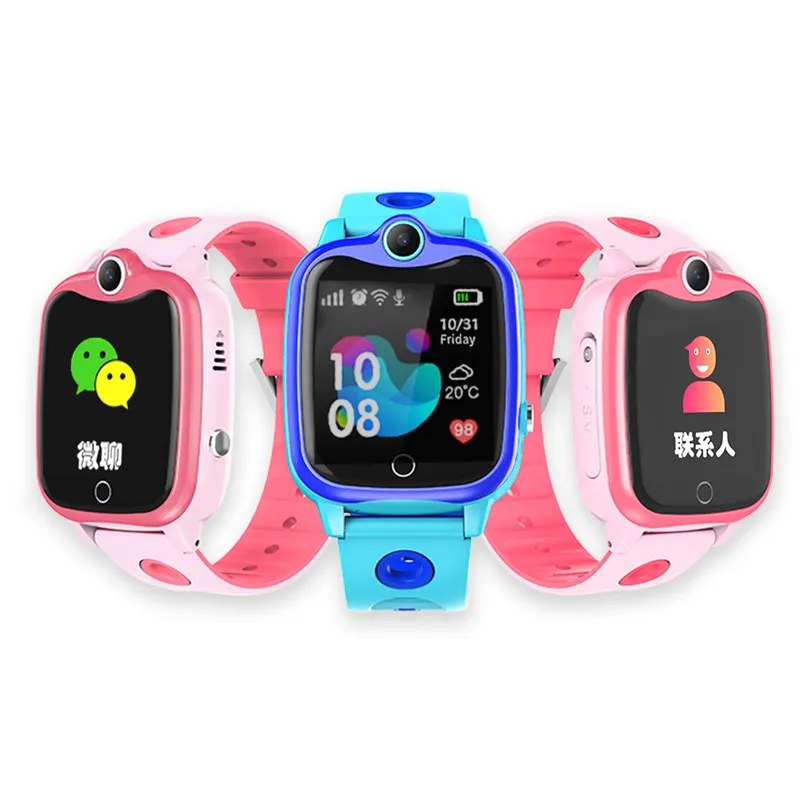 Smart Watch For Kids Gps Oem Custom 4G Touch Screen Support Sim Card Ios Android Phone Smartwatch Camera Smart Watch Children