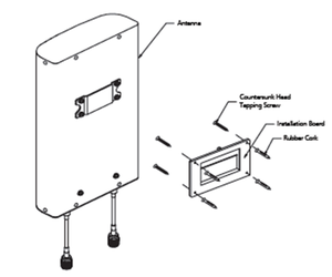 Antena de Panel Impermeable para Montaje en Pared Interior SL15565G <span class=keywords><strong>MIMO</strong></span> de Alta Fiabilidad con Conector N-Hembra para 2G/3G/4G - Product Image 3