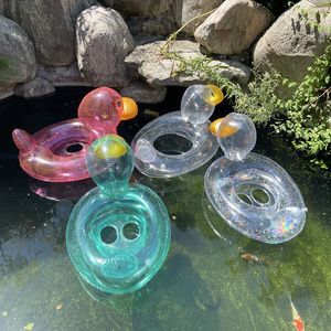 Hot bán 6p PVC trẻ em ghế thuyền Inflatable minh bạch vịt bơ<span class=keywords><strong>i</strong></span> vòng - Product Image 3