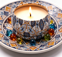 Bougie pilier parfumée naturelle, non toxique, biodégradable, articles décoratifs, chambre à coucher, fabrication artisanale, cire de soja, vacances, Noël, Diwali