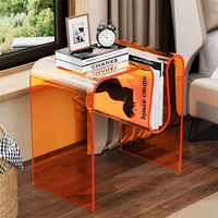 Moderner Luxuriöser Langlebiger Acryl-Couchtisch für Wohnzimmer Heimdekoration Apartment