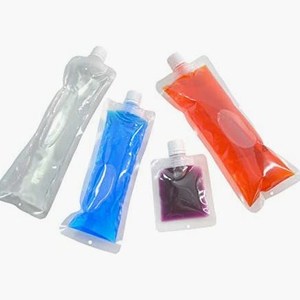 <span class=keywords><strong>Vin</strong></span> jus de boisson portable pratique pliable portable stand up pochette <span class=keywords><strong>bec</strong></span> de jus en <span class=keywords><strong>plastique</strong></span> - Product Image 6