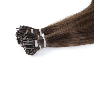 Extensiones de cabello K.SWIGS Premium I-Tip, cabello virgen Remy, doblemente tramado, completo y espeso de la raíz a la punta, textura lisa y sedosa. - Product Image 6