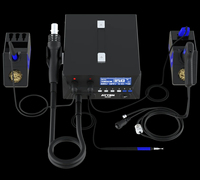 ATTEN MS-900 Système de réparation 4 en 1 : Station de retravaillage à air chaud, Fer à souder, Pistolet à dessouder à aspiration, Stylo de récupération d'étain, Station de dessoudage