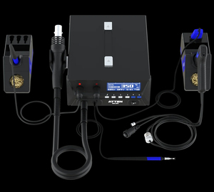ATTEN MS-900 Sistema <span class=keywords><strong>de</strong></span> Reparación 4 en 1: <span class=keywords><strong>Pistola</strong></span> <span class=keywords><strong>de</strong></span> Aire Caliente, Estación <span class=keywords><strong>de</strong></span> Retrabajo, Soldador, <span class=keywords><strong>Pistola</strong></span> <span class=keywords><strong>de</strong></span> Succión <span class=keywords><strong>de</strong></span> <span class=keywords><strong>Estaño</strong></span> y Pluma <span class=keywords><strong>de</strong></span> Recogida, Estación <span class=keywords><strong>de</strong></span> Desoldadura - Product Image 5