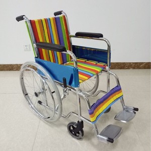 Silla de Ruedas para Niños L+C, Asiento de 35 cm de Ancho, Manual, con Freno en U, para Adolescentes - Product Image 3