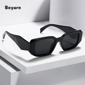 Boyarn Factory Venta al por mayor Tendencia de lujo Diseñador Gafas de sol cuadradas Hombres Mujeres Lentes <span class=keywords><strong>Hombre</strong></span> Deportes Acetato Gafas de sol Accesorios - Product Image 2