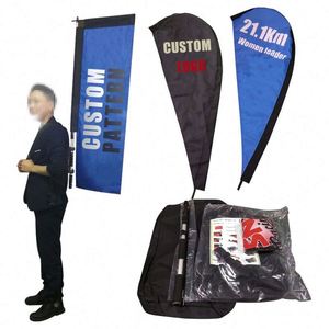 Banderas Voladoras, Bandera de Mochila Humana, Diseño Personalizado, Cualquier Logotipo, Bandera de Mochila para Exteriores - Product Image 1