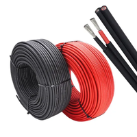 Connecteur de câble solaire aérien en cuivre étamé 6 mm 1500 V CC, sans halogène, XLPO, double cœur, toronné, fourni par l'usine Purorigin
