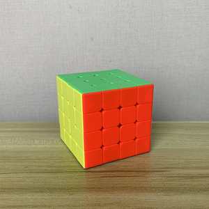 <span class=keywords><strong>Cubo</strong></span> Mágico de Velocidad <span class=keywords><strong>4x4</strong></span> de Plástico, Rompecabezas de 4 Capas sin Adhesivos de 6.2cm para Adolescentes - Product Image 4