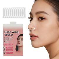 Autocollant invisible pour le nez en PE/PU, imperméable et résistant à la transpiration, bande de rehaussement de nez fine, pour maquillage et cosplay, façonne-nez professionnel MZ