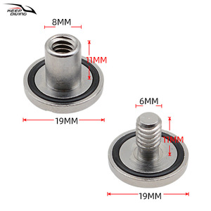 Keep Diving Bcd Harness <b>Screw</b> <b>Set</b> Aluminum Bracket For Deep Dive Side Mount Equipment Fixing - Product Image 3
