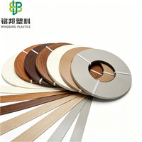 Bande de chant PVC à performance stable, écologique, flexible, largeur et épaisseur personnalisables pour meubles de cuisine, armoires et mobilier en MDF