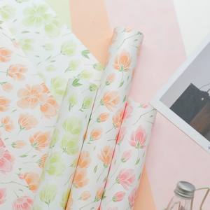 2025 חדש 35*50 מ "מ/pcs צבעוני פרחים מגנוליה מודפסת נייר עטיפה פרחונית עמיד למים לעטוף חנות פרחים - Product Image 4