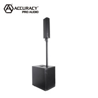 Précision Pro Audio WI158ADUSB-BT Nouveau haut-parleur de colonne actif alimenté par professionnel Système de son en direct portable