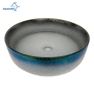 Lavabo in Metallo <span class=keywords><strong>Liquido</strong></span> - Lavandino da Appoggio in Ceramica con Finitura <span class=keywords><strong>a</strong></span> Specchio Elettroplaccata - Product Image 5
