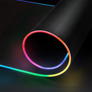 RGB LED Light Mousepad Cartoon Gaming <strong>Mouse</strong> Pad Big Large Custom LOGO <strong>Mouse</strong> Pad Gamer <strong>Mouse</strong> and Keyboard <strong>Mat</strong> Pc XXL Black - Product Image 3