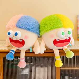 Lote de existencias de peluche suave pelo frito Dopaan <span class=keywords><strong>ojos</strong></span> loco bebé feo muñeco de peluche divertidos juguetes de peluche muñecas al por mayor muñeca de algodón de dibujos <span class=keywords><strong>animados</strong></span> - Product Image 2
