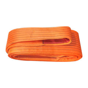2-8-30-45 톤 플랫 웨빙 슬링: 4t/3t/<span class=keywords><strong>8t</strong></span>/30t 리프팅 벨트, 45mm 파란색 PVC 플랫 슬링, 50mm 폴리에스터 슬링 커버 - Product Image 2