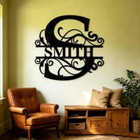 Décoration Murale Personnalisée : Lettres Métalliques Alphabet (26 Lettres) SMITH pour Salon et Maison - Fournisseur Direct Usine