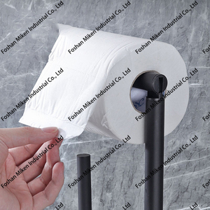 Metallo con ventose bagno porta carta igienica Free Standing - Product Image 3