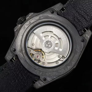 Reloj de Lujo para Hombre, Ultraligero, Personalizado, con Fibra de Carbono, Patrón de Meteorito, Esfera de Cristal de Zafiro, Números Arábigos Verdes, Alta Calidad, Edición Limitada - Product Image 4
