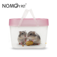 Boîte d'élevage en cage portable en gros avec poignée et évents pour tortue hamster araignée insecte escargot poisson