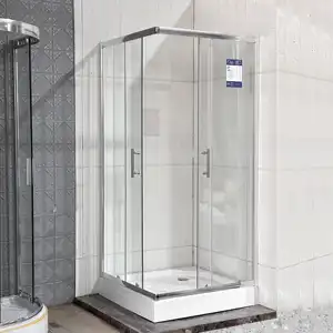 Porte doccia da 1000mm senza binario in vetro di ricambio per la sensazione semplice per l'interno