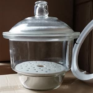 مختبر العنبر الزجاج فراغ المجففة مع طبق من البورسلين - Product Image 5