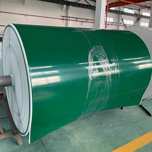 Giá Rẻ Giá DIY Độ dày dài chiều rộng màu xanh lá cây bóng <span class=keywords><strong>PVC</strong></span> Băng tải vành đai CuộN nhà sản xuất vật liệu - Product Image 2