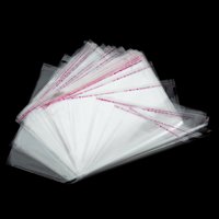 Épaissi Transparent givré estampillé à chaud fermeture éclair PE Opp sac auto-adhésif plat bouche carte tête scellable vêtements emballage sac