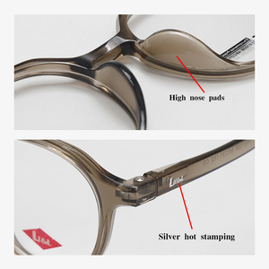 Gafas <span class=keywords><strong>Lecool</strong></span> TFB1038 48-21-152, Ultraligeras, Montura Redonda, Anti Luz Azul, Plegables, Material Coreano, AC - Product Image 2