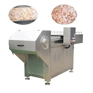 Frozen chicken meat processing machine automatic chicken cutting machine pork meat cutter
