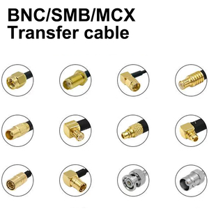 Câble coaxial à angle droit MCX droit-Câble RF en PVC conducteur en cuivre à faible perte pour les antennes de drones FPV électroniques grand public - Product Image 2
