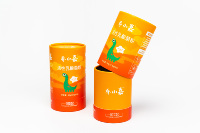 Boîte d'emballage en tube de papier cylindrique imprimé sur mesure de qualité alimentaire pour poudre de complément alimentaire