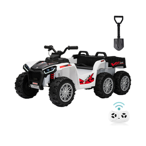 Unisex 12V Kids ATV Sport Ride-On Car 6 <b>Wheels</b> 2.4G Remote Control <b>Plastic</b> Battery Powered Toy 2 to 4 Years 5 to 7 Years GIMA - Product Image 1