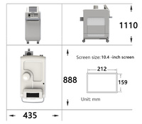 Boîtier vertical en ABS moulé par injection, personnalisé en usine (OEM/ODM), pour ports de connexion d'appareils médicaux et esthétiques