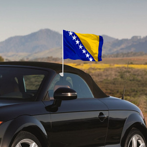 Bandera de <span class=keywords><strong>Bosnia</strong></span> para Espejo Retrovisor de Coche, 45*30cm, Impresión Personalizada, Bandera de <span class=keywords><strong>Bosnia</strong></span> y Herzegovina para Ventana de Coche - Product Image 2