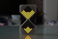 Reloj de Arena Digital Electrónico Cibernético, Estilo Cibernético, con Sentido Tecnológico, Reloj de Arena Luminoso, Regalo de Cumpleaños, Juguetes DIY, Juego para Niños