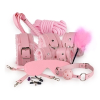 Meubles érotiques pour adultes, hommes et femmes, ensemble BDSM SM de bondage, kit de 10 pièces, attaches pour chevilles et poignets, jouets sexuels, produits sexuels