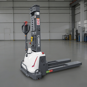 500kg 700kg Self -loading Semi / Full <strong>Electric</strong> <strong>Stacker</strong> Lithium <strong>Battery</strong> Semi <strong>Electric</strong> Portable Forklift Self Loading <strong>Stacker</strong> - Product Image 5