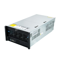 Boîtier de serveur GPU en rack 6U avec 8 baies EATX4 4090, châssis de serveur 6GPU avec ventilateur de refroidissement, plastique ABS, port USB frontal en stock
