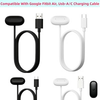 Câble de charge magnétique USB pour chargeur de montre intelligente Google Fitbit Air Watch