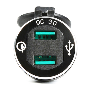 USB xe máy QC3.0 sạc nhanh 2 cổng sạc xe hơi 24V USB ổ cắm sạc QC 3.0 cho nhỏ thuốc lá chủ - Product Image 5