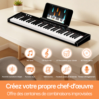 TERENCE TS01 Digital Keyboard, Compact Electric Piano Keyboard with Piano Keys for Studio Performance
