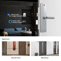 Nouvelle porte de prix usine de conception avec serrure intelligente par téléphone, serrures électroniques avec caméra pour la maison
