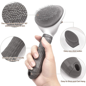 Brosse démêlante en gros pour chiens et chats, outils et accessoires de toilettage pour chiots et chatons - Product Image 2