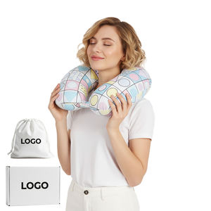 हवाई जहाज यात्रा गर्दन के तकिए के तकिए की गर्दन के तकिये के तकिए के लिए यू-आकार यात्रा तकिया - Product Image 1