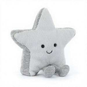 Five-Pointed Star Winter Snowflake Plush Small Snowman Christmas Rabbit Doll Ornament for Women 8cm-17cm - Product Image 6