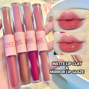 Vente chaude faible saturation étanche longue durée brillant miroir mat châtaigne étudiant rouge à lèvres brillant à lèvres - Product Image 2